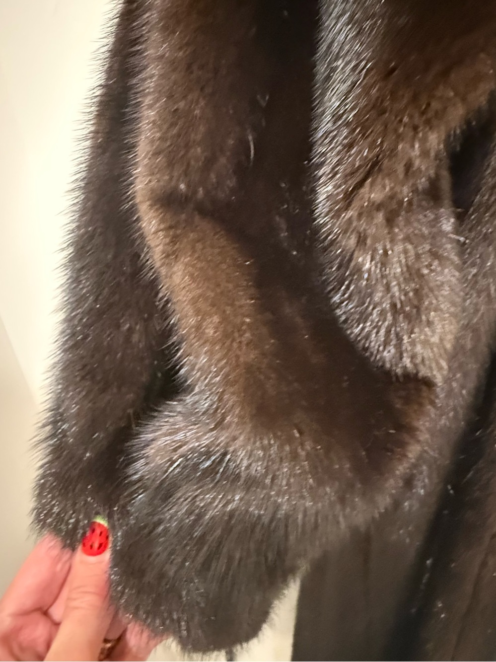 Vintage Yudofsky Furriers Full Length Dark Brown Mink Fur Coat - Picture 11 of 16